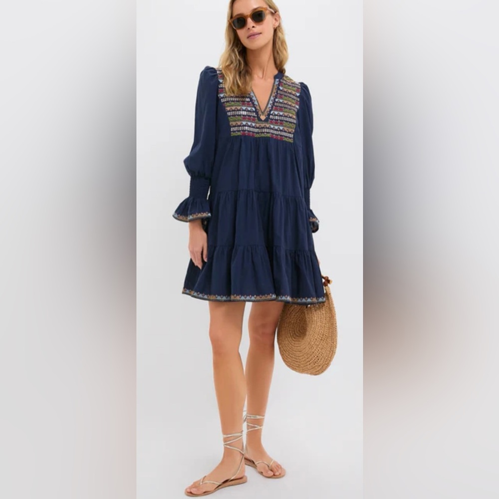 NEW NWT WOMENS LARGE TUCKERNUCK POMANDER PLACE KENZO EMBROIDERED SEQUIN DRESS
